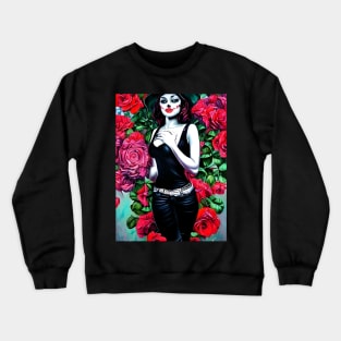 Rose Girl Crewneck Sweatshirt